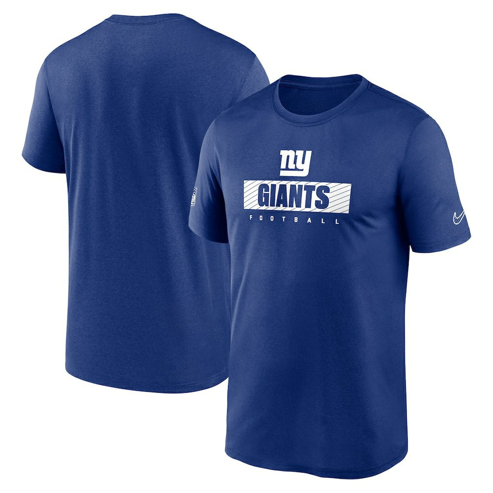 New York Giants Sideline Legend Performance T-Shirt Royal