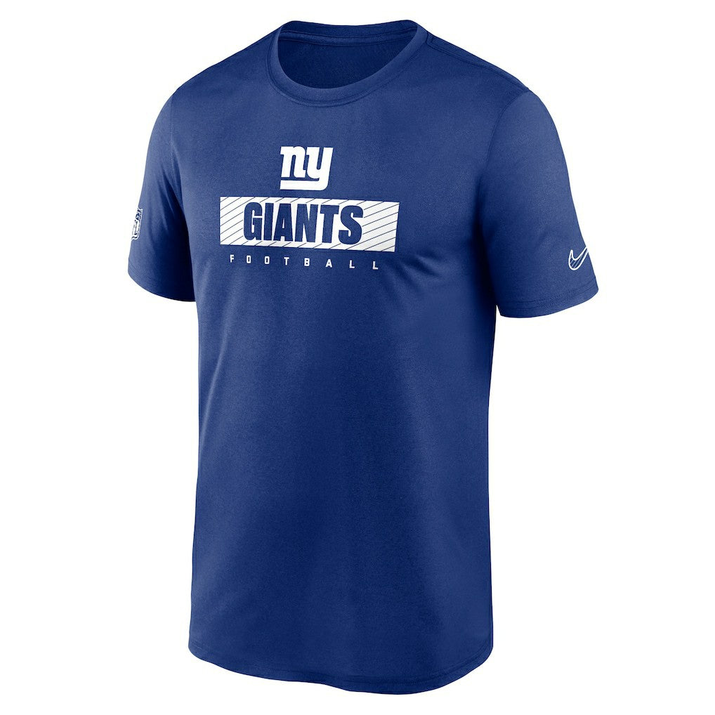 New York Giants Sideline Legend Performance T-Shirt Royal