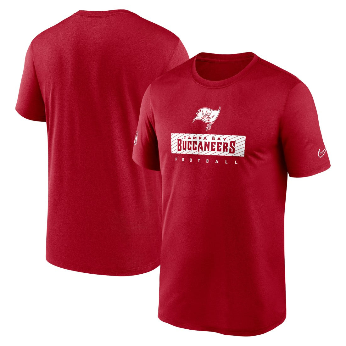 Tampa Bay Buccaneers Sideline Legend Performance T-Shirt Red