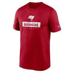 Tampa Bay Buccaneers Sideline Legend Performance T-Shirt Red