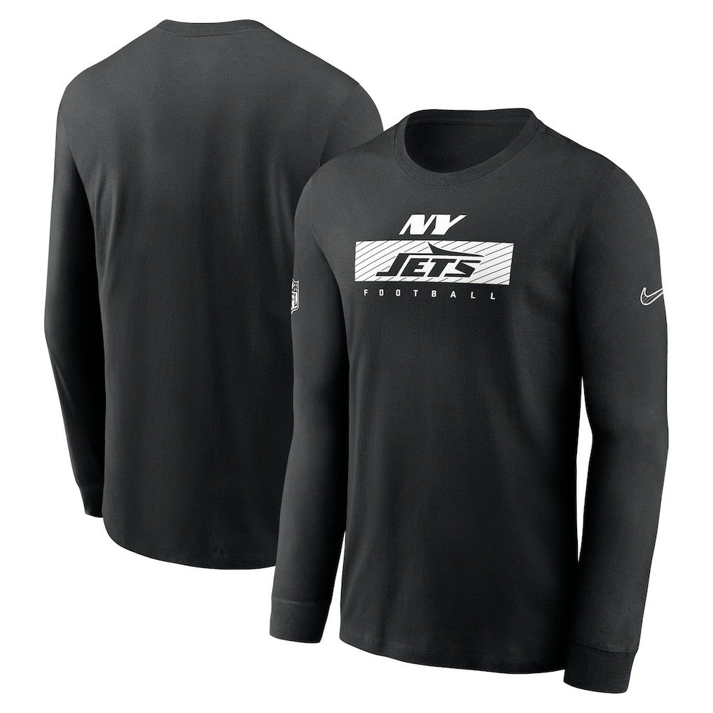 New York Jets Sideline Dri-FIT Long Sleeve T-Shirt Black
