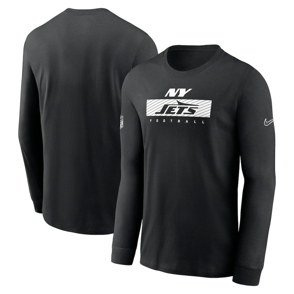 New York Jets Sideline Dri-FIT Long Sleeve T-Shirt Black