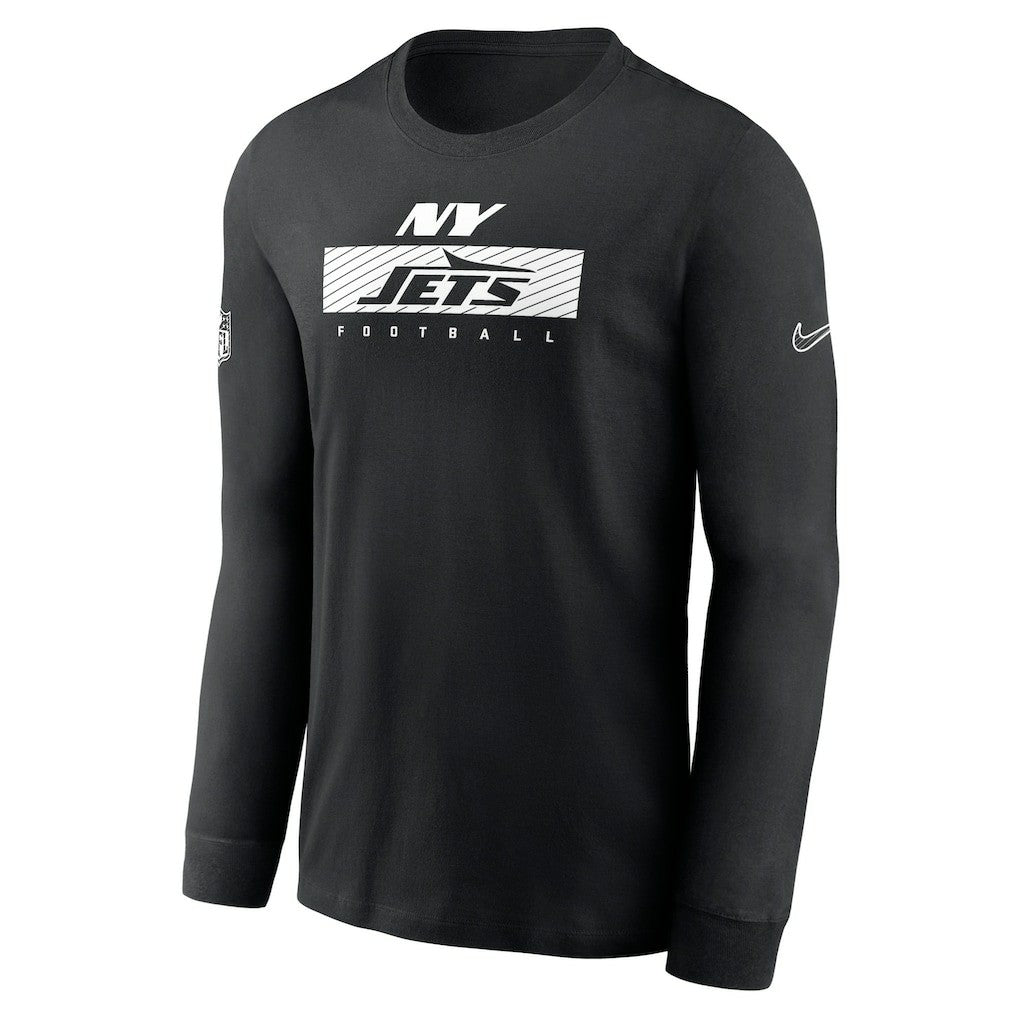 New York Jets Sideline Dri-FIT Long Sleeve T-Shirt Black