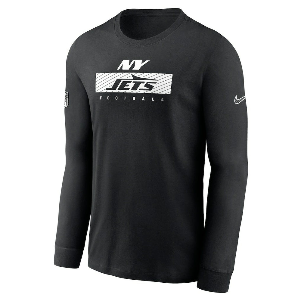 New York Jets Sideline Dri-FIT Long Sleeve T-Shirt Black