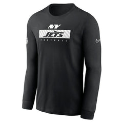 New York Jets Sideline Dri-FIT Long Sleeve T-Shirt Black