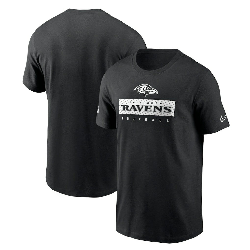 Baltimore Ravens Sideline Performance T-Shirt Black