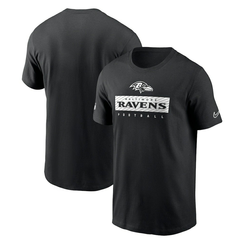 Baltimore Ravens Sideline Performance T-Shirt Black