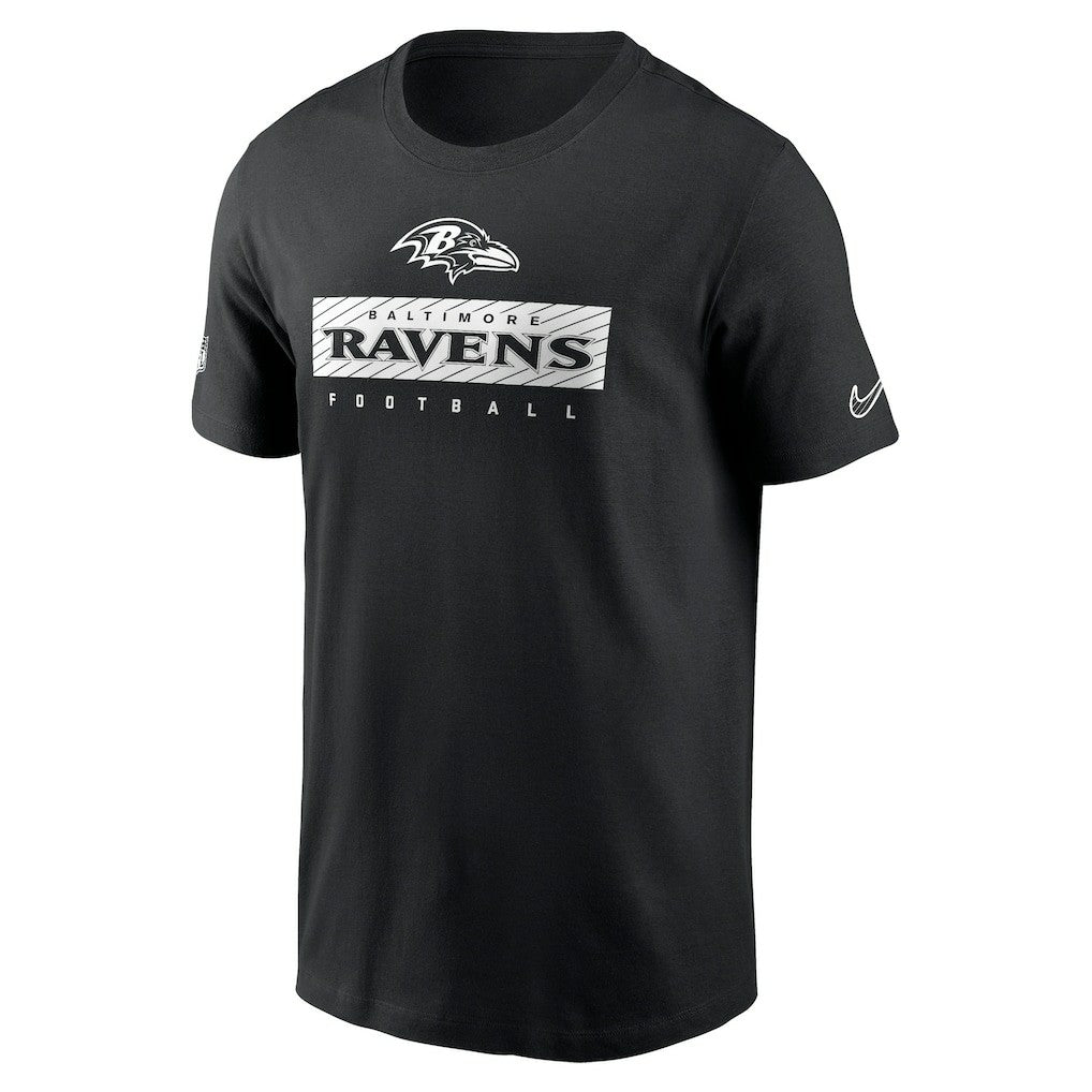 Baltimore Ravens Sideline Performance T-Shirt Black