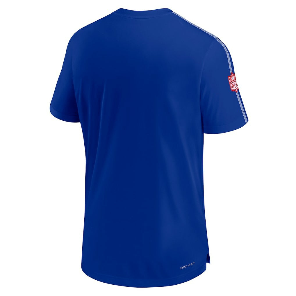Buffalo Bills 2024 Sideline Coach UV Performance T-Shirt Royal