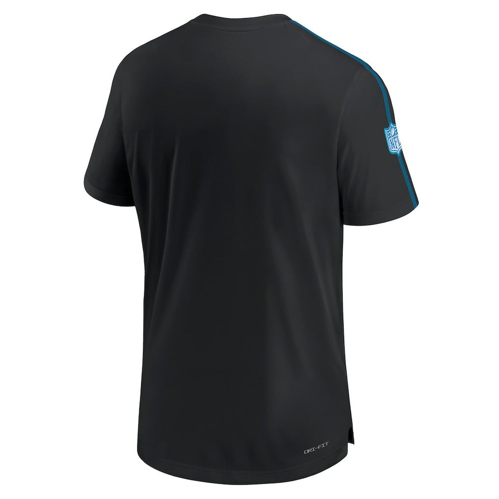 Carolina Panthers 2024 Sideline Coach UV Performance T-Shirt Black