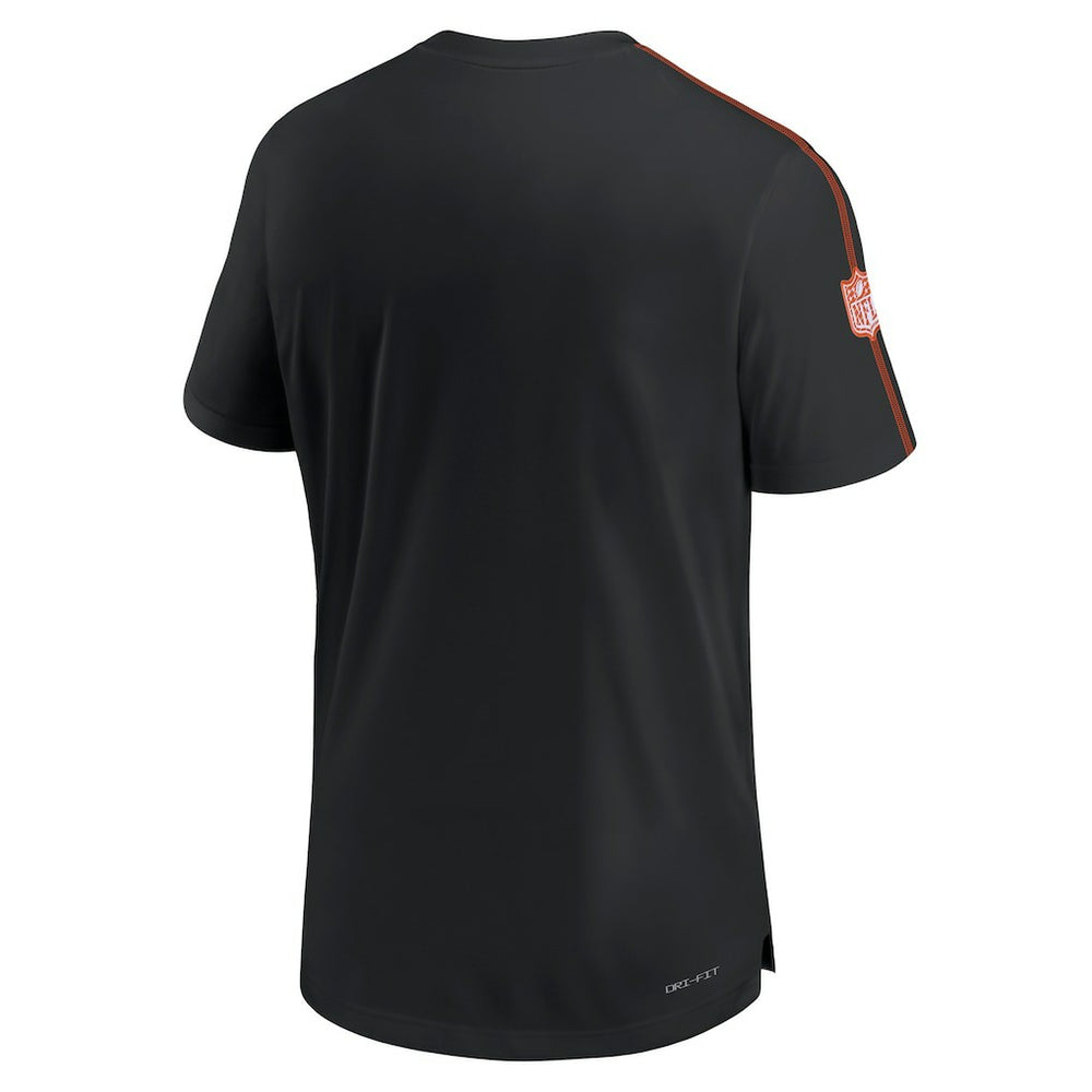 Cincinnati Bengals 2024 Sideline Coach UV Performance T-Shirt Black