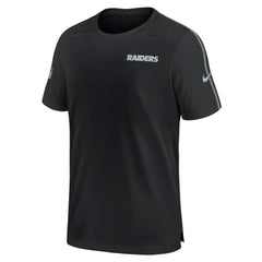 Las Vegas Raiders 2024 Sideline Coach UV Performance T-Shirt Black