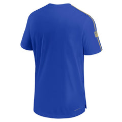 Los Angeles Rams 2024 Sideline Coach UV Performance T-Shirt Royal