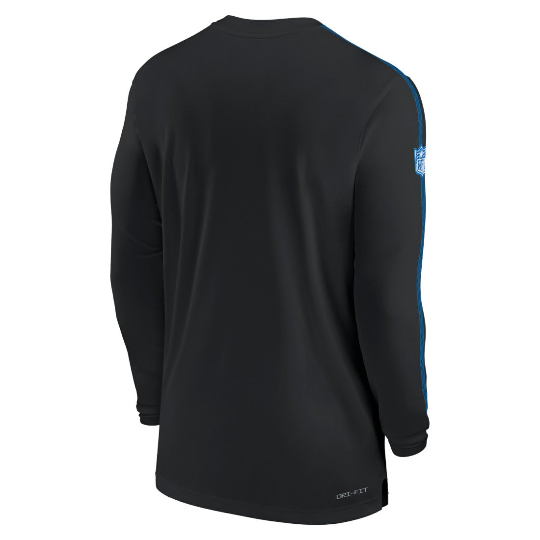 Detroit Lions Sideline Coach UV Performance Long Sleeve T-Shirt Black