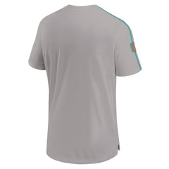 Miami Dolphins 2024 Sideline Coach UV Performance T-Shirt Gray