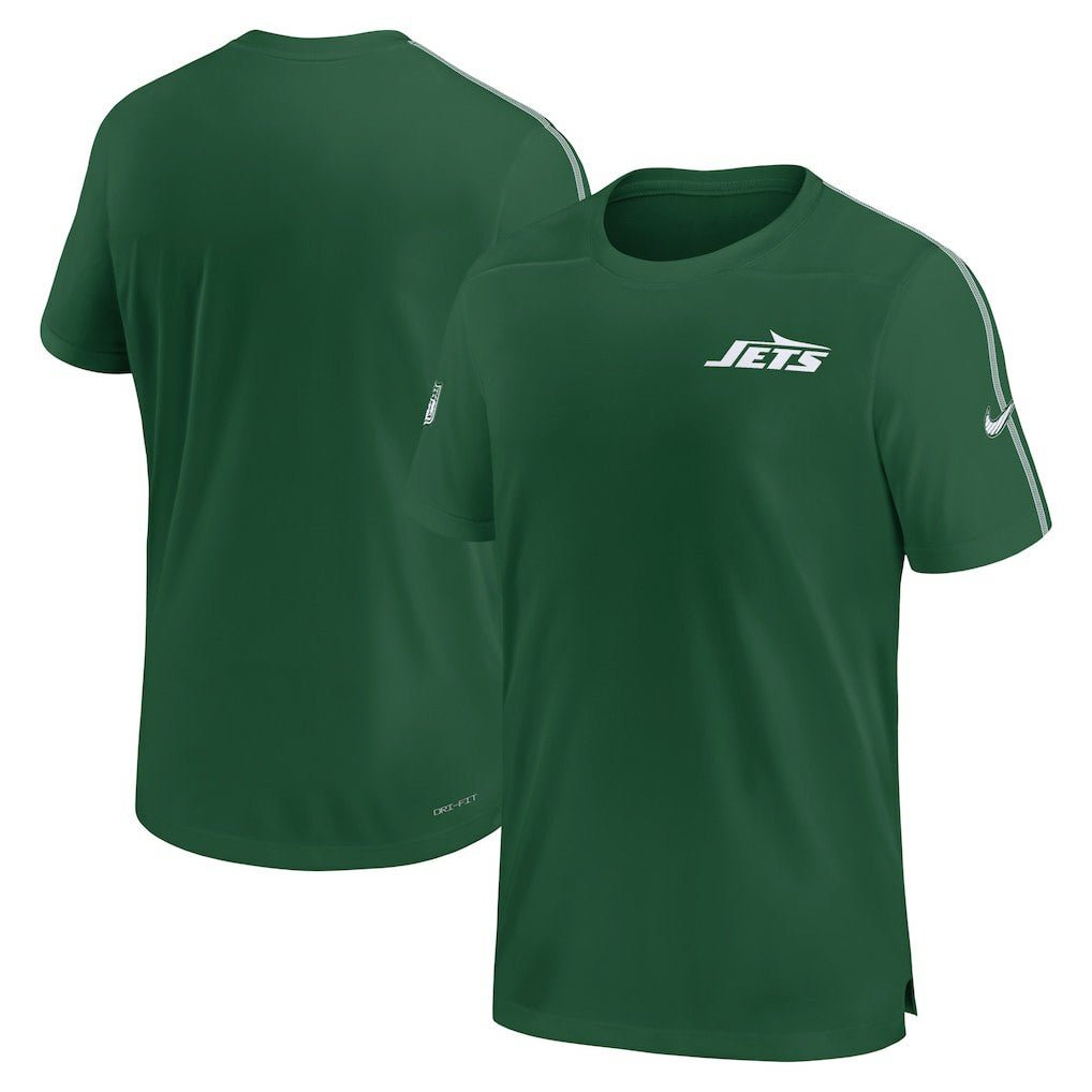 New York Jets 2024 Sideline Coach UV Performance T-Shirt Green