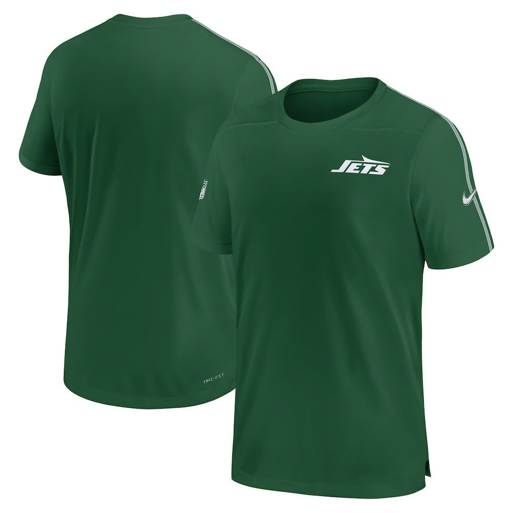 New York Jets 2024 Sideline Coach UV Performance T-Shirt Green