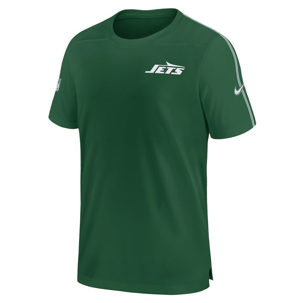 New York Jets 2024 Sideline Coach UV Performance T-Shirt Green