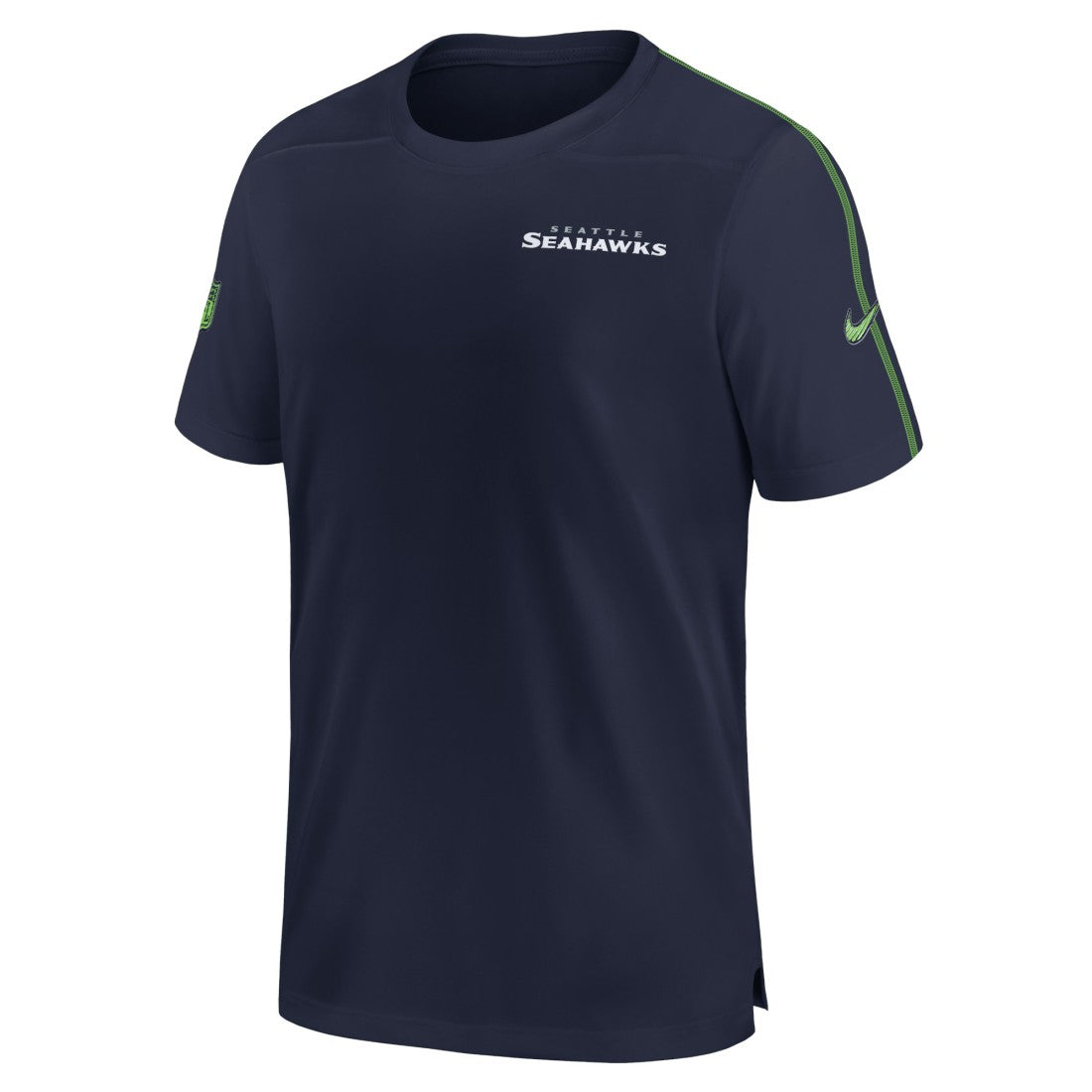 Seattle Seahawks 2024 Sideline Coach UV Performance T-Shirt College Navy