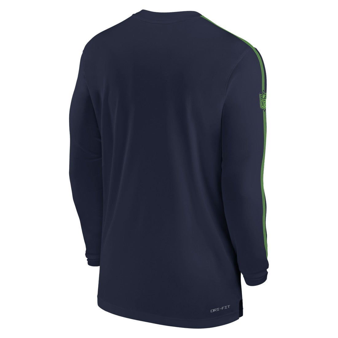 Seattle Seahawks Sideline Coach UV Performance Long Sleeve T-Shirt College Navy