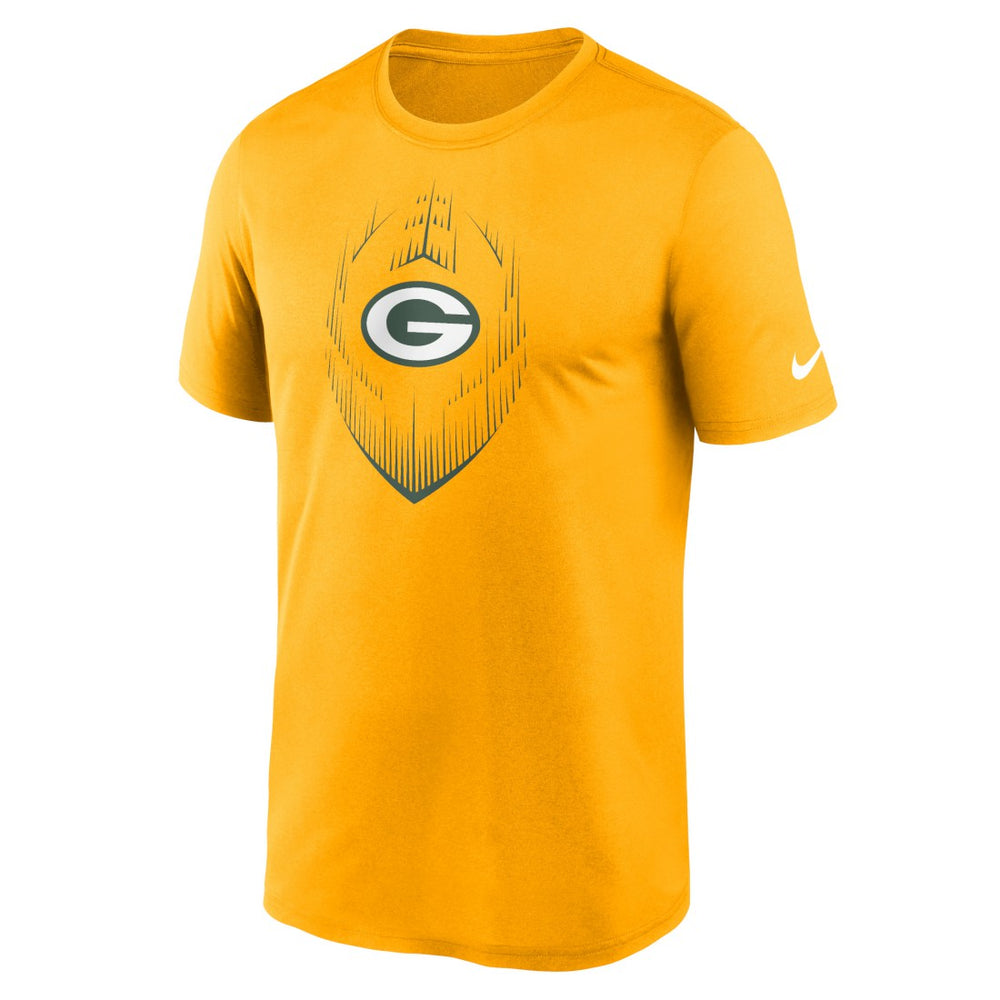 Green Bay Packers Primetime Legend Icon Performance T-Shirt Gold
