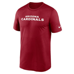 Arizona Cardinals Primetime Legend Wordmark Performance T-Shirt Cardinal