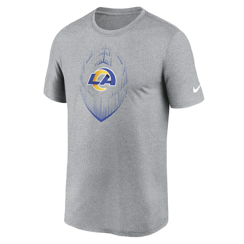 Los Angeles Rams Primetime Legend Icon Performance T-Shirt Heather Gray