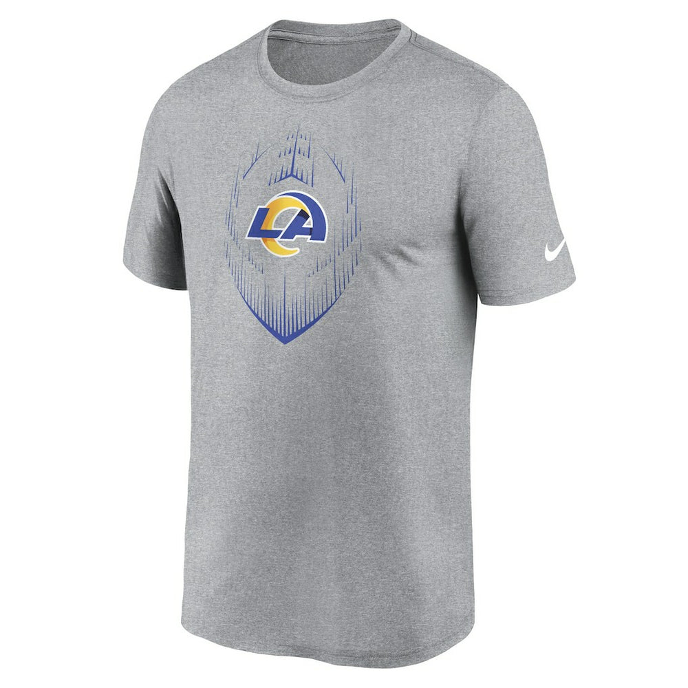 Los Angeles Rams Primetime Legend Icon Performance T-Shirt Heather Gray