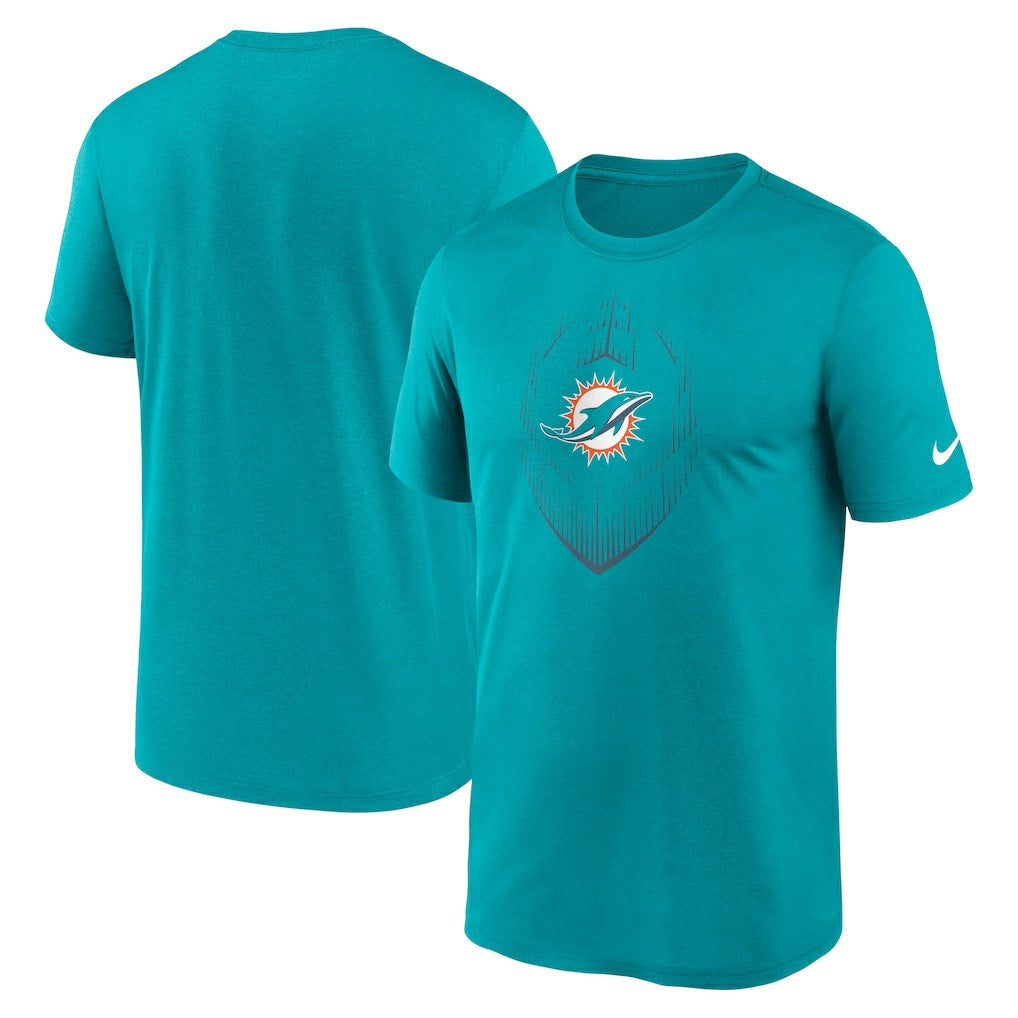 Miami Dolphins Primetime Legend Icon Performance T-Shirt Aqua