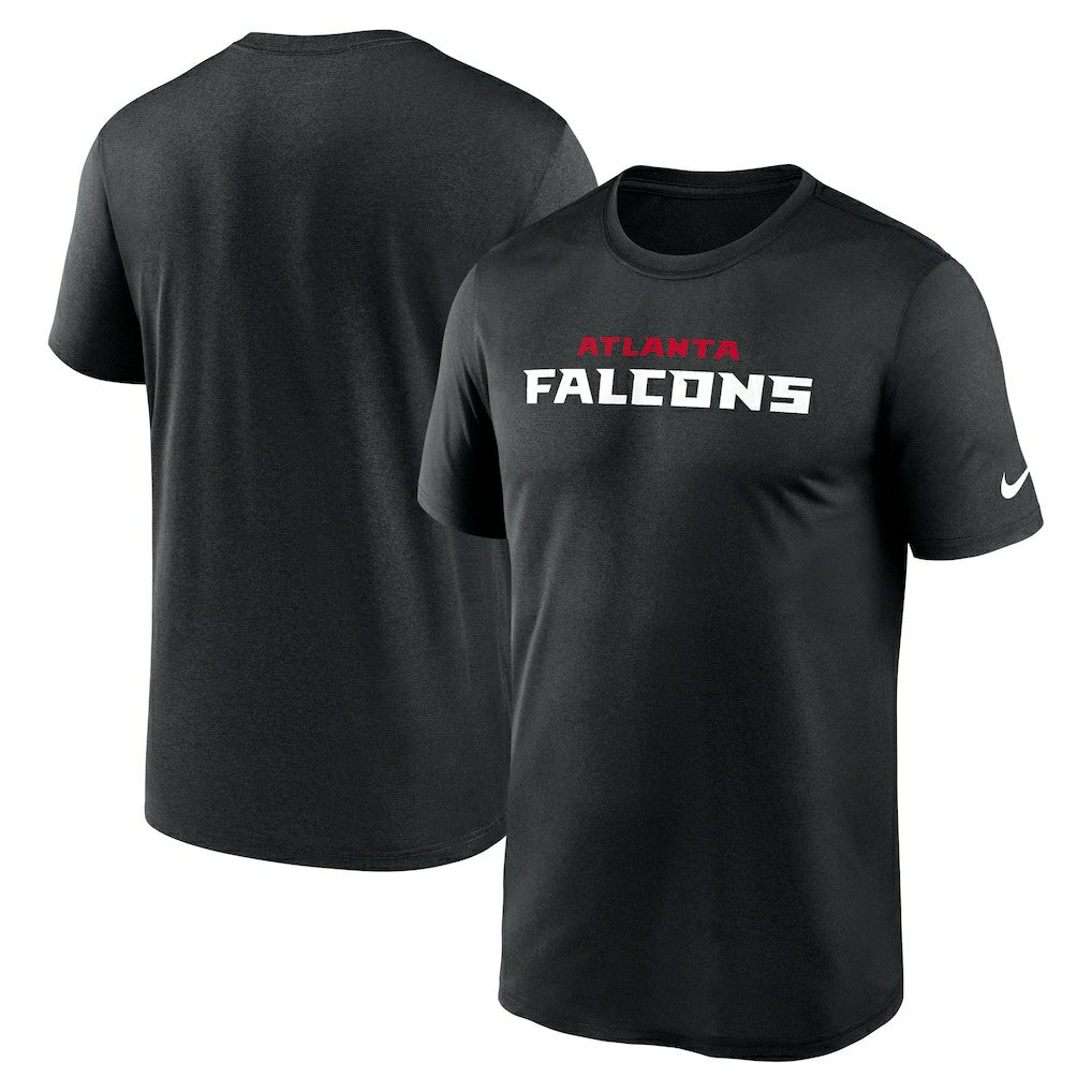 Atlanta Falcons Primetime Legend Wordmark Performance T-Shirt Black