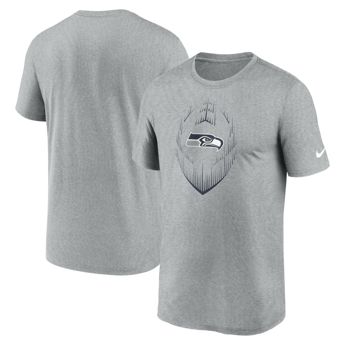 Seattle Seahawks Primetime Legend Icon Performance T-Shirt Heather Gray