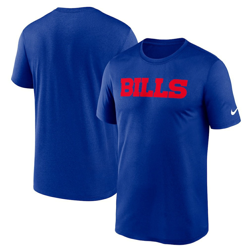 Buffalo Bills Primetime Legend Wordmark Performance T-Shirt Royal