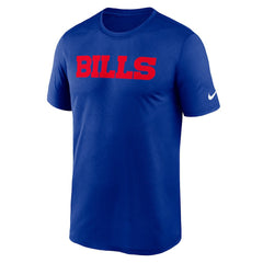Buffalo Bills Primetime Legend Wordmark Performance T-Shirt Royal