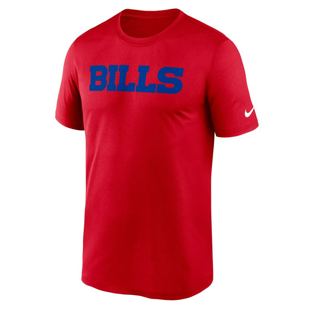 Buffalo Bills Primetime Legend Wordmark Performance T-Shirt Red