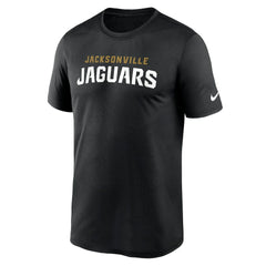 Jacksonville Jaguars Primetime Legend Wordmark Performance T-Shirt Black