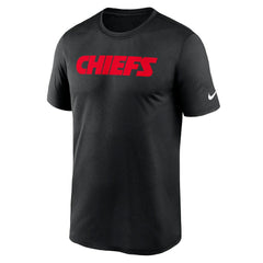 Kansas City Chiefs Primetime Legend Wordmark Performance T-Shirt Black