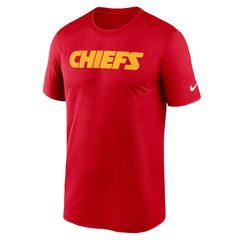 Kansas City Chiefs Primetime Legend Wordmark Performance T-Shirt Red