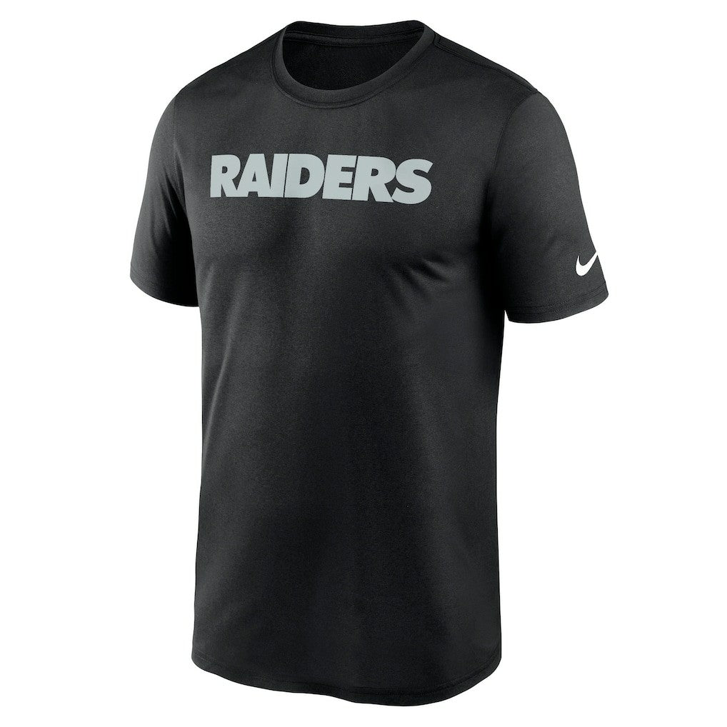 Las Vegas Raiders Primetime Legend Wordmark Performance T-Shirt Black