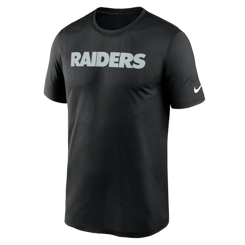 Las Vegas Raiders Primetime Legend Wordmark Performance T-Shirt Black
