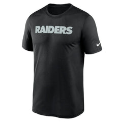 Las Vegas Raiders Primetime Legend Wordmark Performance T-Shirt Black