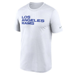 Los Angeles Rams Primetime Legend Wordmark Performance T-Shirt White