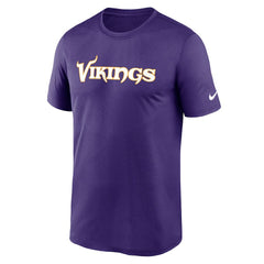 Minnesota Vikings Primetime Legend Wordmark Performance T-Shirt Purple