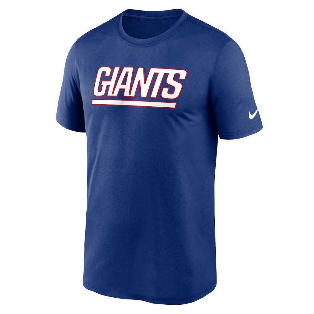New York Giants Primetime Legend Wordmark Performance T-Shirt Royal