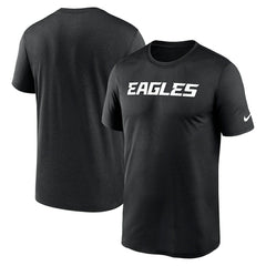 Philadelphia Eagles Primetime Legend Wordmark Performance T-Shirt Black