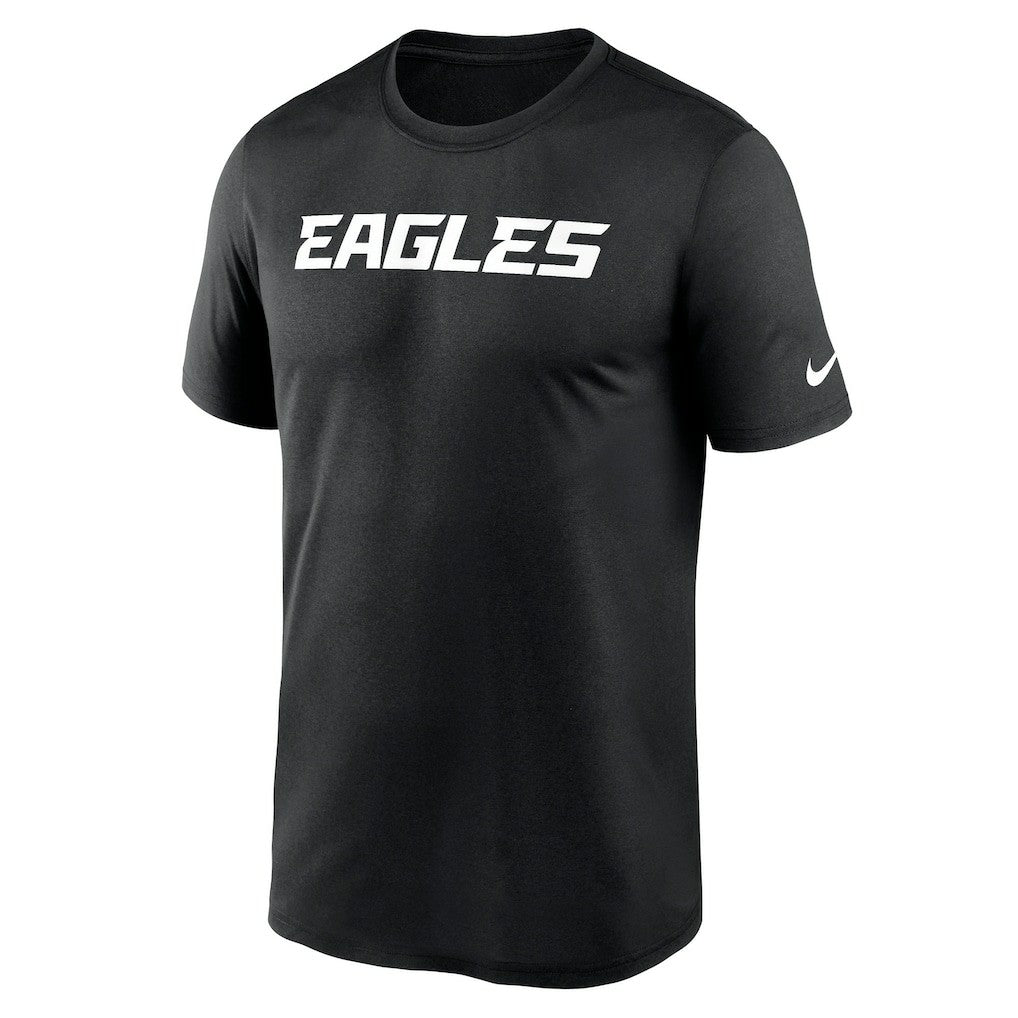 Philadelphia Eagles Primetime Legend Wordmark Performance T-Shirt Black