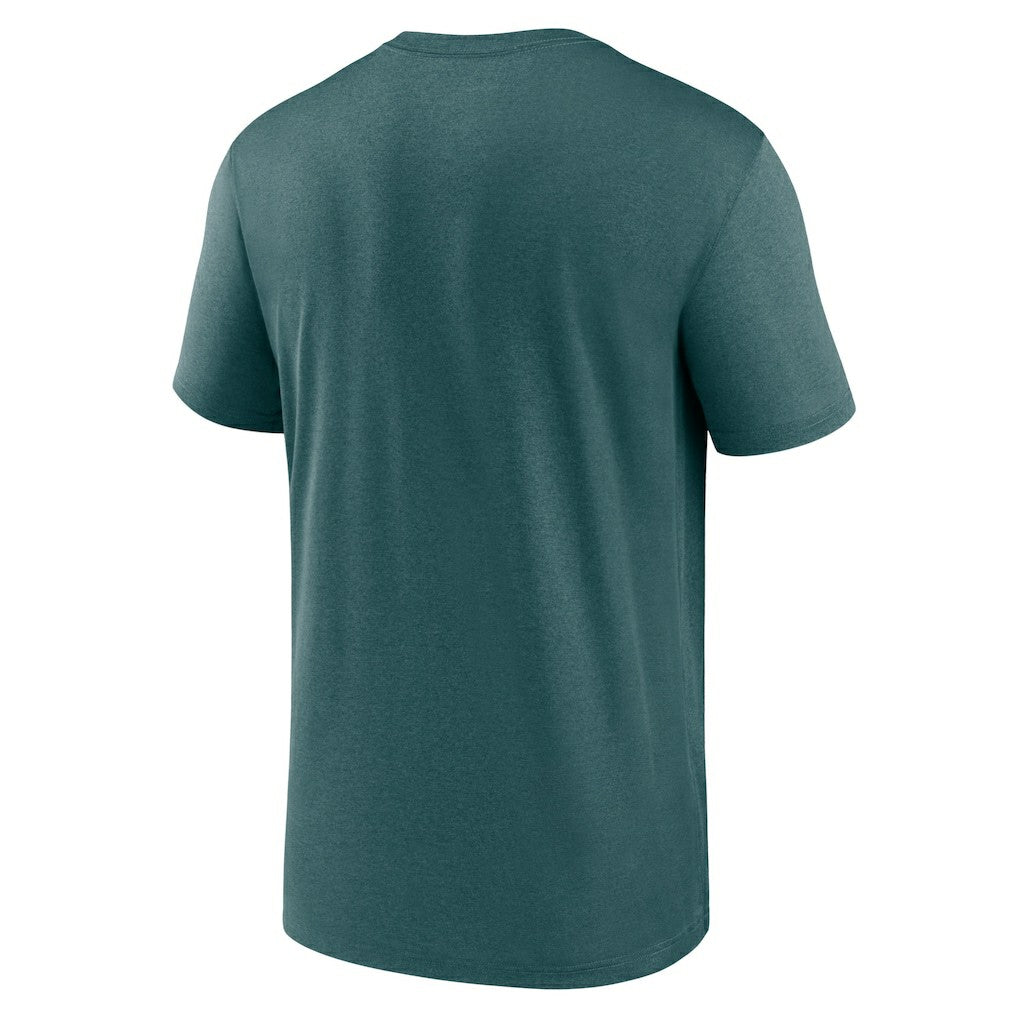 Philadelphia Eagles Primetime Legend Wordmark Performance T-Shirt Midnight Green