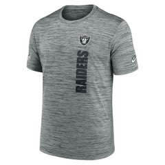 Las Vegas Raiders Sideline Velocity Dri-FIT T-Shirt Gray