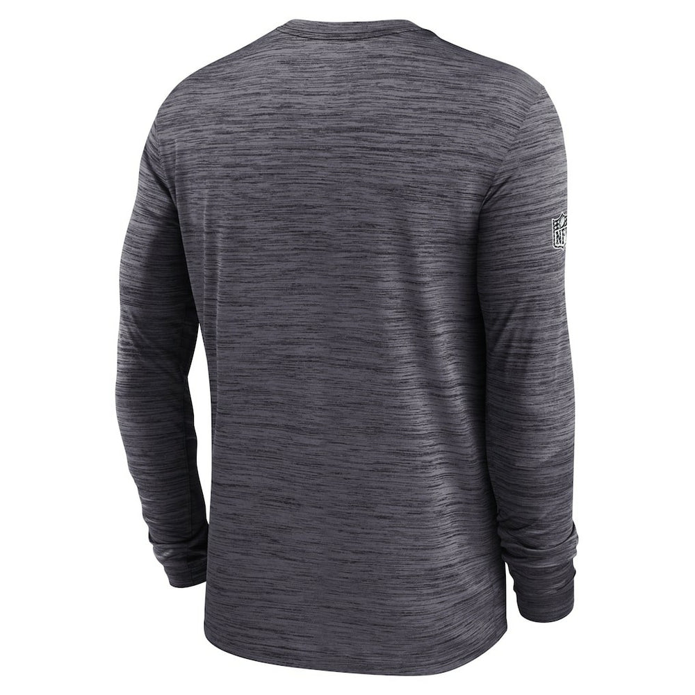 Las Vegas Raiders Sideline Velocity Dri-FIT Long Sleeve T-Shirt Black