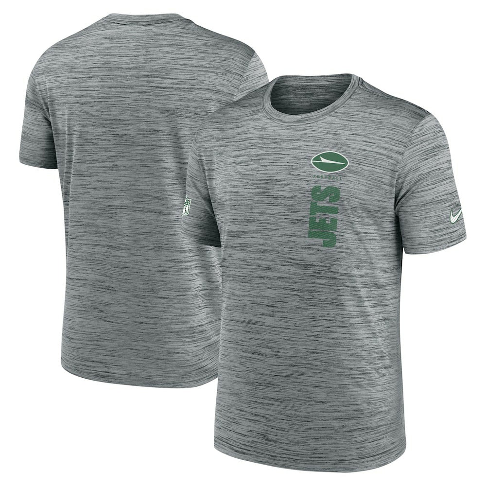 New York Jets Sideline Velocity Dri-FIT T-Shirt Gray
