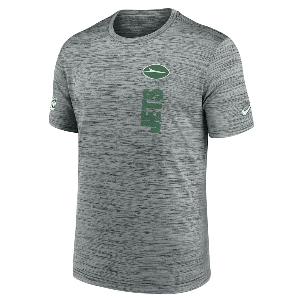 New York Jets Sideline Velocity Dri-FIT T-Shirt Gray
